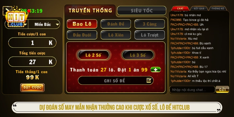Hitclub - Tải Hit Club iOS/APK, Trang Chủ Chính Thức Dự đoán số may mắn nhận thưởng cao khi cược xổ số, lô đề HITCLUB