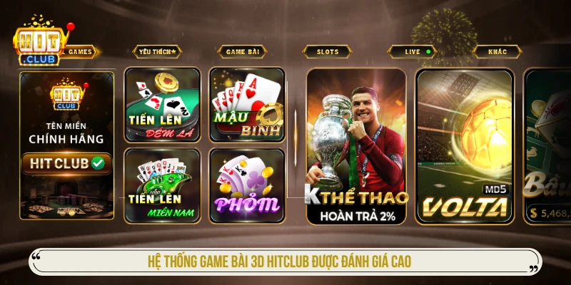 Hitclub - Tải Hit Club iOS/APK, Trang Chủ Chính Thức Hệ thống game bài 3D HITCLUB được đánh giá cao
