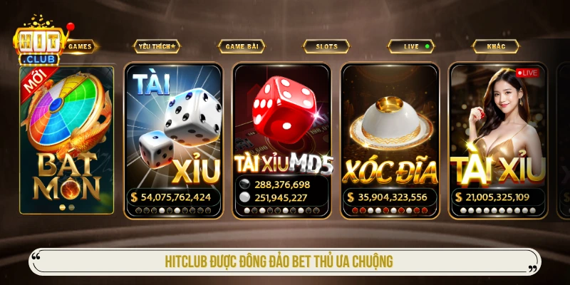 Hitclub - Tải Hit Club iOS/APK, Trang Chủ Chính Thức HITCLUB được đông đảo bet thủ ưa chuộng